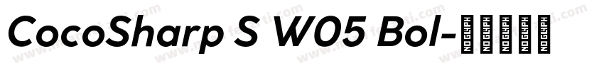 CocoSharp S W05 Bol字体转换